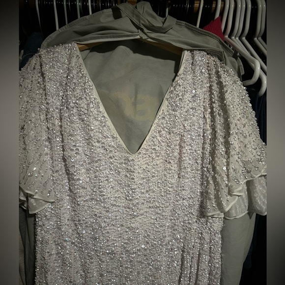 ASOS SEQUINED WEDDING GOWN size 20 - Picture 8 of 15